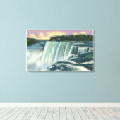 Luna Island Uitzicht of American Herfst Canvas Afdruk (Insitu (Houten vloer))