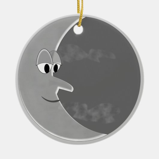 Luna Keramisch Ornament (Voorkant)