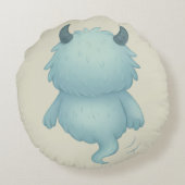 Luna Kissen – Das verträumte ADHS-Monster Rond Kussen (Achterkant)