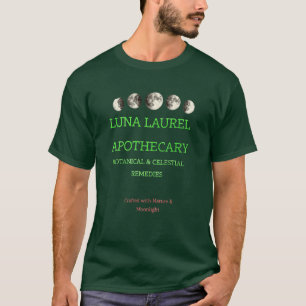 Luna Laurel Apotheek Botanische Hemelse T-Shirt