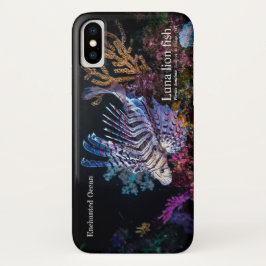 Luna lion fish, Pterois lunulata, iPhone X Hoesje