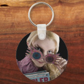 Luna Lovegood gluurt over bril Sleutelhanger (Voorkant)