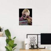 Luna Lovegood Kijkt Over Bril Poster (Thuiskantoor)