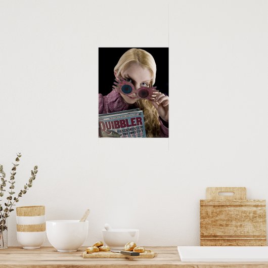 Luna Lovegood Peeks over bril Poster (Keuken)