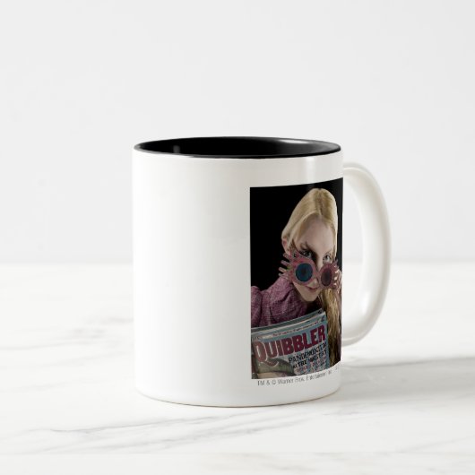 Luna Lovegood Peeks over bril Tweekleurige Koffiemok (Voorkant rechts)