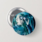 Luna Lovegood Ronde Button 5,7 Cm (Voorkant /achterkant)