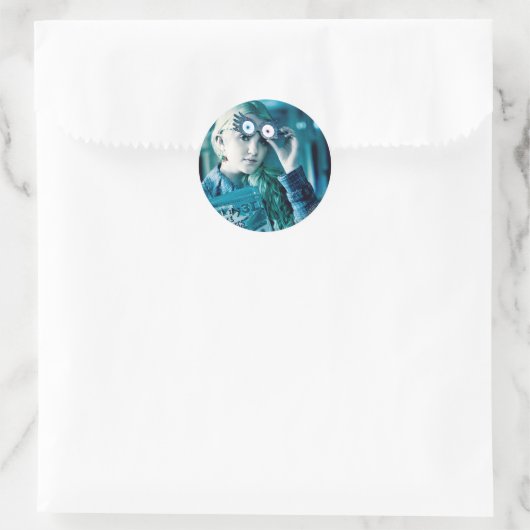 Luna Lovegood Ronde Sticker (Tas)