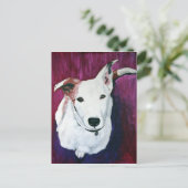 Luna Lurcher Briefkaart (Staand voorkant)