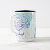Luna Mandala 15 oz. Persoonlijke mok (Voorkant links)