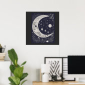 Luna Mística "Halloven"  Poster (Thuiskantoor)