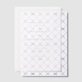 Luna Modern Wedding Save the Date Vellum Uitnodigingen (Offset (Uitnodiging))