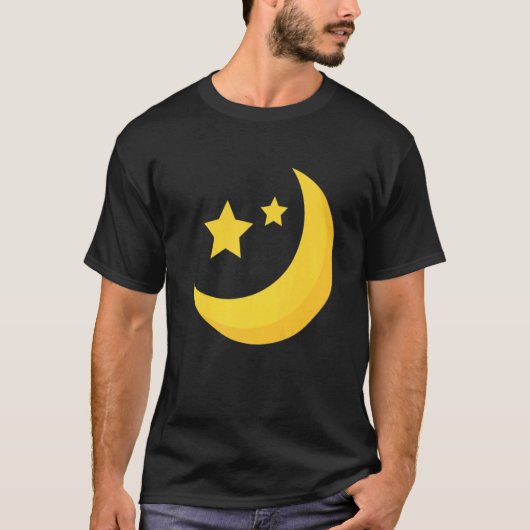 Luna Moon Face Tarot Astrology T-shirt (Voorkant)