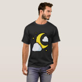 Luna Moon Face Tarot Astrology T-shirt (Voorkant volledig)