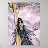 Luna Moon Fairy Poster Print door Molly Harrison (Voorkant)