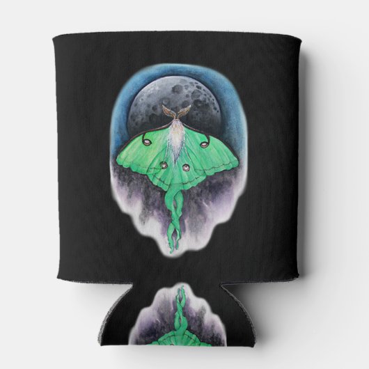 Luna Moon Moth Blikjeskoeler (Achterkant)