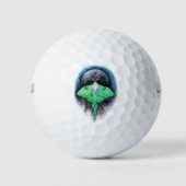 Luna Moon Moth Golfballen (Voorkant)