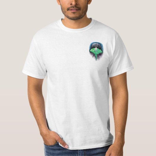 Luna Moon Moth T-shirt (Voorkant)