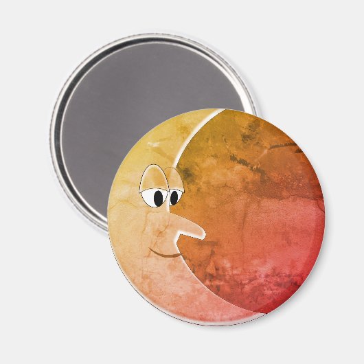 Luna  Moon Tekening Magneet (Voorkant / Achterkant)