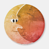 Luna  Moon Tekening Magneet (Voorkant)