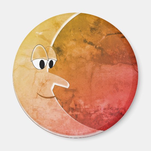 Luna Moon Tekening Magneet (Voorkant)