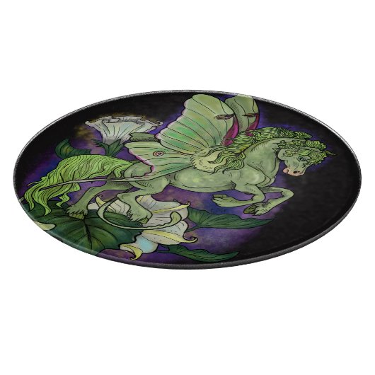 Luna Moonduster Moth Fairy Horse Snijplank (Hoek)