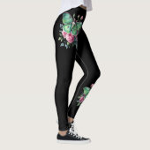 Luna-mot en bloemen leggings (Rechts)