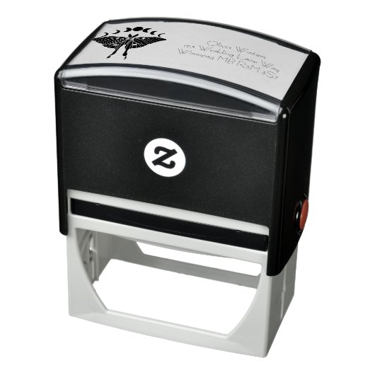 Luna mot maan fasen bruiloft zelfinktende stempel (Product)