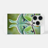 Luna Moth 010824IREF203 - Watercolor iPhone Hoesje (Achterkant horizontaal)