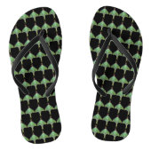 Luna Moth Abstracte Animal Teenslippers (Voetbed)