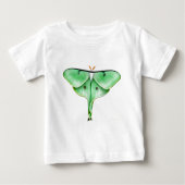 Luna Moth Baby Long Hoeve Shirt (Voorkant)