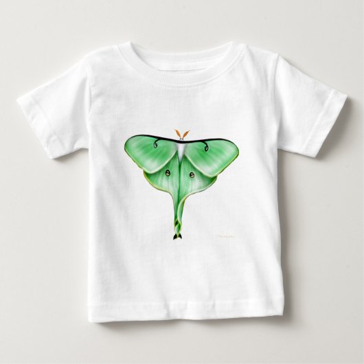 Luna Moth Baby Long Hoeve Shirt (Voorkant)