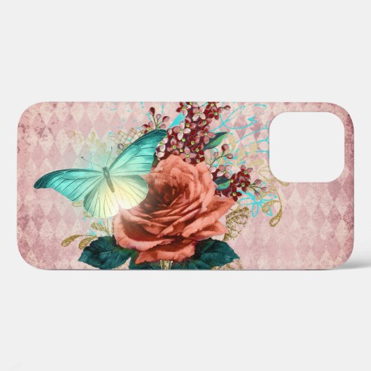 Luna Moth Bouquet Case-Mate iPhone Case (Achterkant (horizontaal))