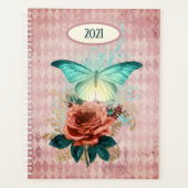 Luna Moth Bouquet Custom Planner (Voorkant)