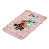  Luna Moth Bouquet gepersonaliseerd Magneet (Linkerzijde)