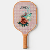  Luna Moth Bouquet gepersonaliseerd Pickleball Paddle (Voorkant)