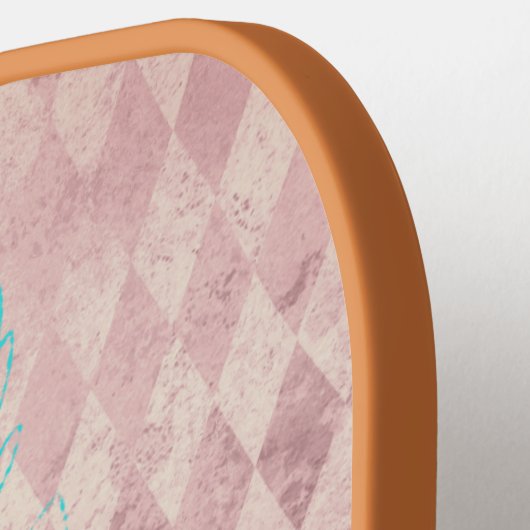  Luna Moth Bouquet gepersonaliseerd Pickleball Paddle (Links Detail)