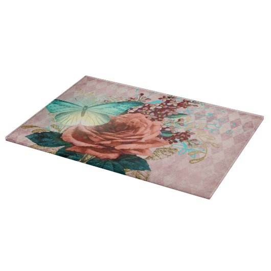 Luna Moth Bouquet Snijplank (Hoek)