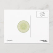 Luna Moth Briefkaart. Briefkaart (Achterkant)