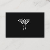 Luna Moth business card Visitekaartje (Voorkant)