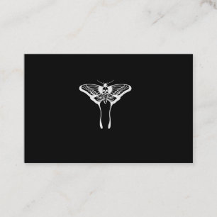 Luna Moth business card Visitekaartje