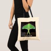 Luna Moth Canvas tas (Voorkant (product))