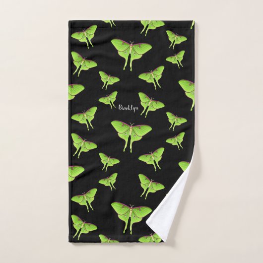 Luna Moth cartoon illustratie Bad Handdoek (Handdoek)