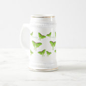 Luna Moth cartoon illustratie Bierpul (Voorkant links)