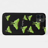 Luna Moth cartoon illustratie Case-Mate iPhone Case (Achterkant (horizontaal))