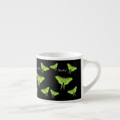 Luna Moth cartoon illustratie Espresso Kop (Rechts)