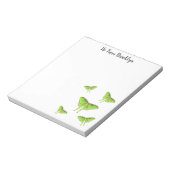 Luna Moth cartoon illustratie Notitieblok (Linkerzijde)