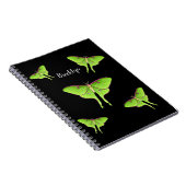 Luna Moth cartoon illustratie Notitieboek (Rechterzijde)