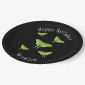 Luna Moth cartoon illustratie Papieren Bordje (Gekanteld)