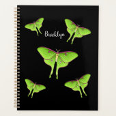 Luna Moth cartoon illustratie Planner (Voorkant)