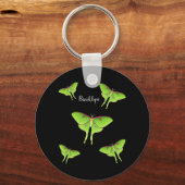 Luna Moth cartoon illustratie Sleutelhanger (Voorkant)